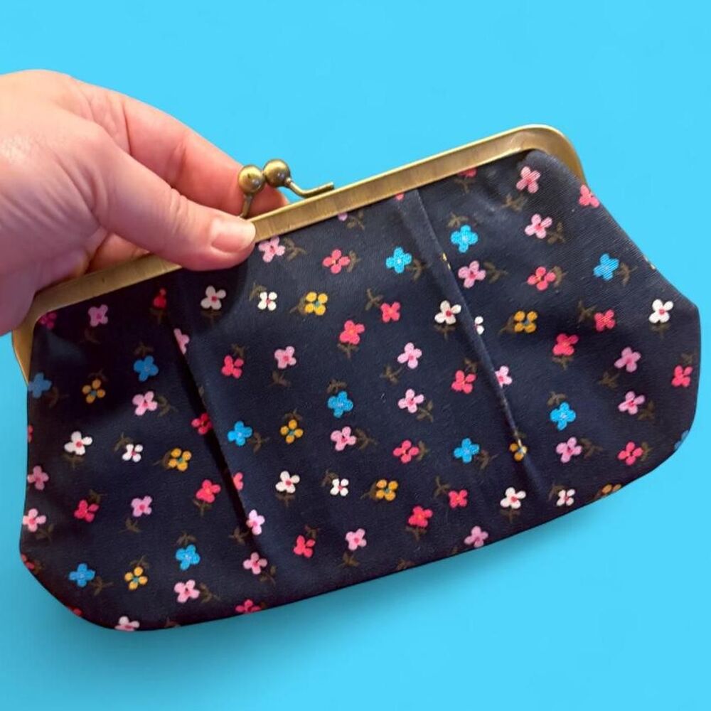 Vintage Old Navy Floral Clutch Purse